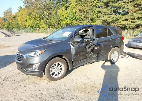 2021 Chevrolet Equinox Fwd Lt из США, поврежденный, VIN 2GNAXKEV0M6155703